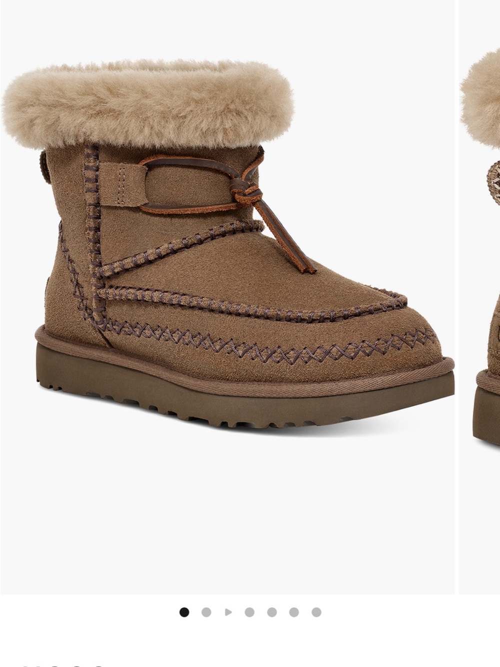 Ugg Classic Mini Alpine shearling lined booties sz 9